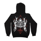 Ouija Moth Hoodie - Black