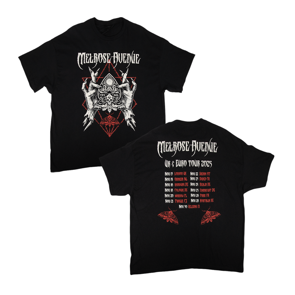 UK/EU 2025 Tour Tee - Black