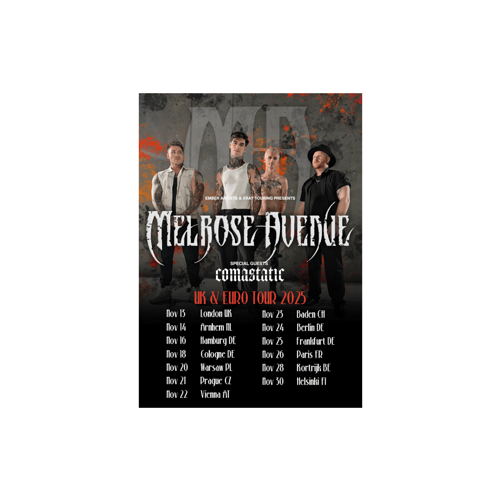 UK/EU 2025 Tour Poster - A3